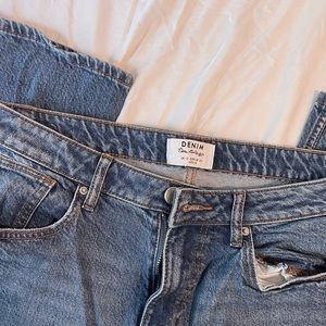 High Rise Straight Leg Jeans